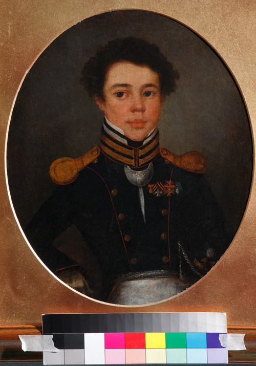 Portrait of Mikhail Ivanovich Ozerov (1792-1867) from Unbekannter Künstler