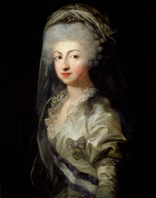 Portrait of Princess Carolina Maria Teresa Giuseppa of Parma (1770-1804) from Unbekannter Künstler