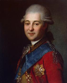 Portrait of Semyon Zorich (1745-1799), the Catherine the Great's Favourite