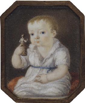 Portrait of Sergey Ivanovich Volkov as child
