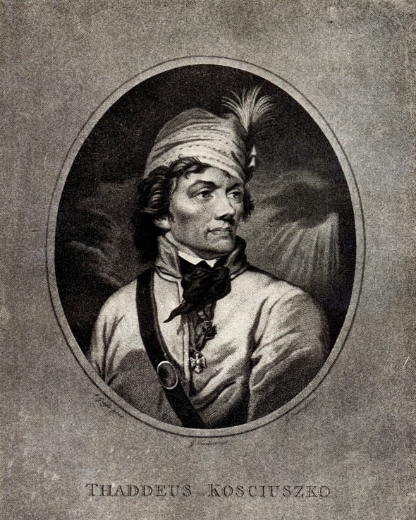 Portrait of Tadeusz Kosciuszko (1746-1817) from Unbekannter Künstler