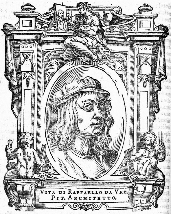 Raphael. From: Giorgio Vasari, The Lives of the Most Excellent Italian Painters, Sculptors, and Arch from Unbekannter Künstler