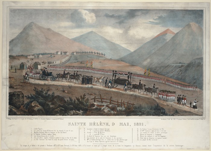Saint Helena, 9th May 1821 from Unbekannter Künstler