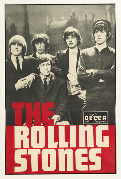 The Rolling Stones. Poster for the Paris Olympia from Unbekannter Künstler