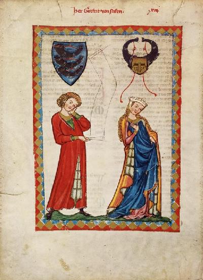 Gottfried von Neifen (From the Codex Manesse)