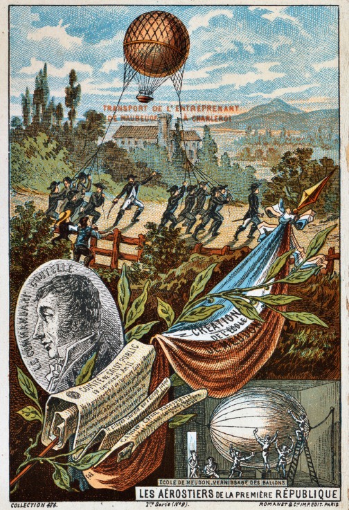 Transport of the "Entreprenant" from Mauberge to Charleroi, 1794 (From the Series "The Dream of Flig from Unbekannter Künstler