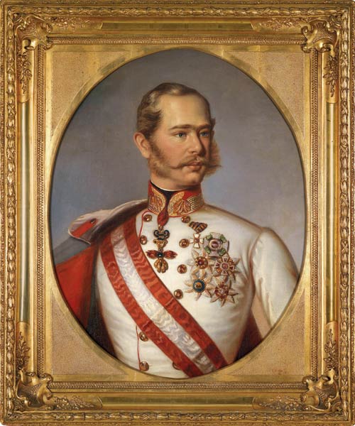 Portrait of Franz Joseph I of Austria from Unbekannter Künstler