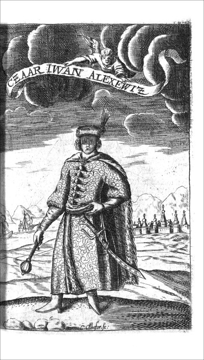 Tsar Ivan V Alexeyevich (from Georg Adam Schleissing "Derer beyden Czaaren in Reussland Iwan und Pet from Unbekannter Künstler