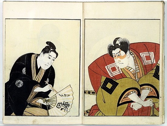 Portraits of Two Actors from Utagawa Toyokuni