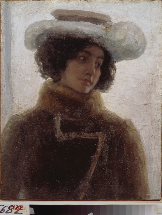Portrait of Countess Volkonskaya from Valentin Alexandrowitsch Serow