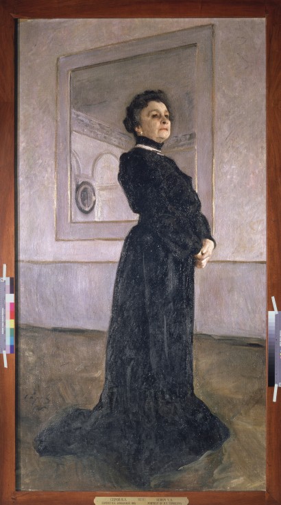 Portrait of the actress Maria Yermolova (1853-1928) from Valentin Alexandrowitsch Serow