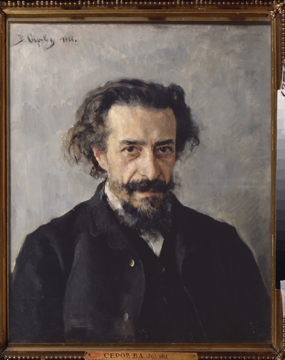 Portrait of composer Pavel Ivanovich Blaramberg (1841-1908) from Valentin Alexandrowitsch Serow