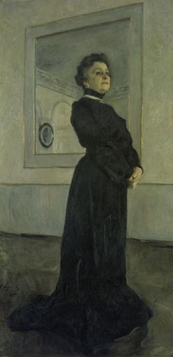 Portraet der Kuenstlerin Maria Nikolajewna Jermolowa from Valentin Alexandrowitsch Serow