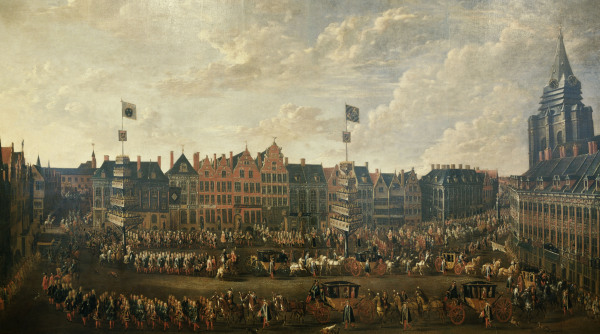 Joseph Klemens Einzug in Lille 1707 from van Bredael Alexander