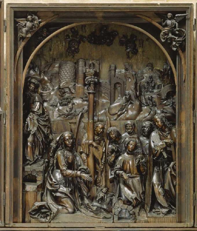 Der Bamberger Altar (Mitteltafel): Geburt Christi from Veit Stoß