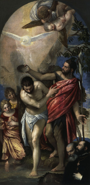 Baptism of Christ / Veronese / c.1561 from Veronese, Paolo (eigentl. Paolo Caliari)