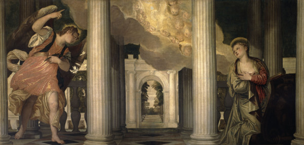 P.Veronese, The Annunciation from Veronese, Paolo (eigentl. Paolo Caliari)