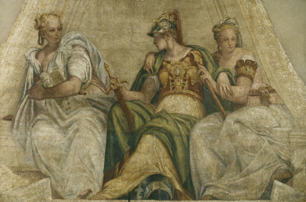 Veronese, Minerva with geometry a.arith. from Veronese, Paolo (eigentl. Paolo Caliari)