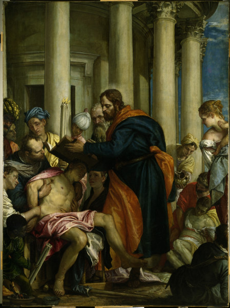 St.Barnabas heals the Sick / Veronese from Veronese, Paolo (eigentl. Paolo Caliari)
