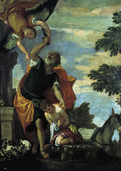 Paolo Veronese / Abraham sacrificing Isa from Veronese, Paolo (eigentl. Paolo Caliari)