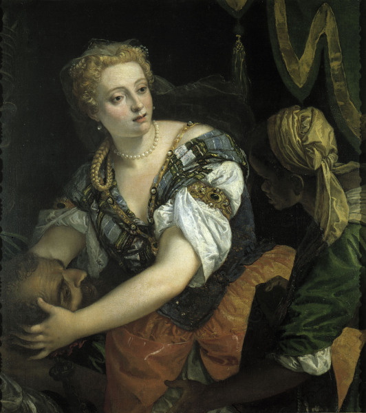 Judith w.Holofernes  Head/Veronese/1570s from Veronese, Paolo (eigentl. Paolo Caliari)