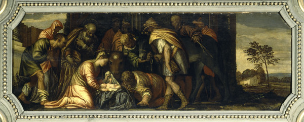 The Nativity / Veronese / 1558 from Veronese, Paolo (eigentl. Paolo Caliari)