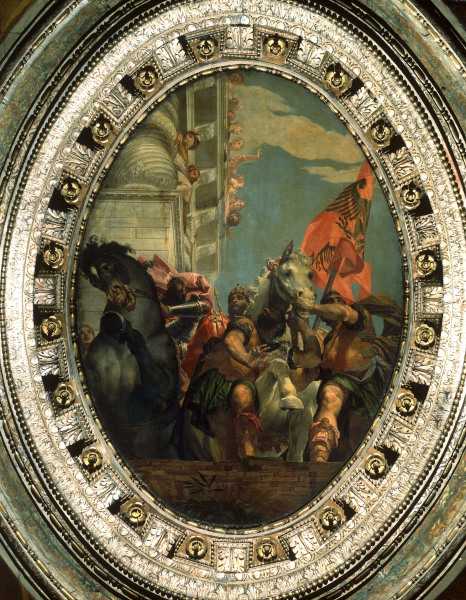 The Triumph of Mordecai/ Veronese/ 1555 from Veronese, Paolo (eigentl. Paolo Caliari)