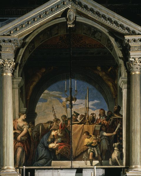 Presentation in the Temple / Veronese from Veronese, Paolo (eigentl. Paolo Caliari)