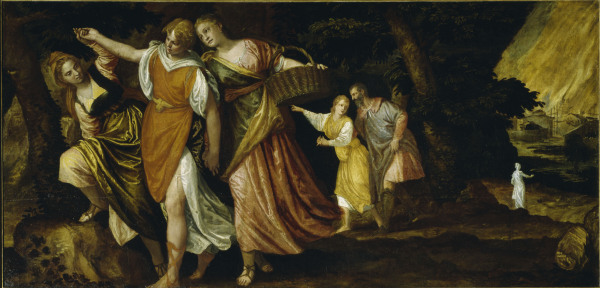 Veronese / Lot and his daughter from Veronese, Paolo (eigentl. Paolo Caliari)