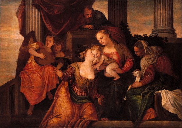 Veronese / Myst.Marriage of St.Catherine from Veronese, Paolo (eigentl. Paolo Caliari)