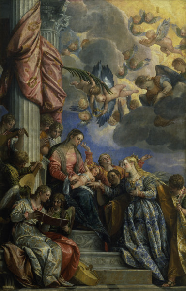 Veronese / Mystic marriage Catherine from Veronese, Paolo (eigentl. Paolo Caliari)
