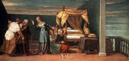 Judith Receiving the Ancients of Bethulia from Veronese, Paolo (eigentl. Paolo Caliari)