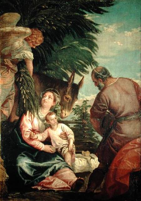 Rest on the Flight into Egypt from Veronese, Paolo (eigentl. Paolo Caliari)