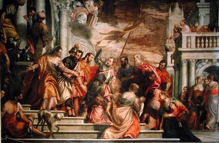 St. Sebastian Inciting Marcellus and Marcellinus who are Being Led to Martyrdom from Veronese, Paolo (eigentl. Paolo Caliari)