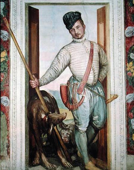 Self Portrait in Hunting Costume from Veronese, Paolo (eigentl. Paolo Caliari)