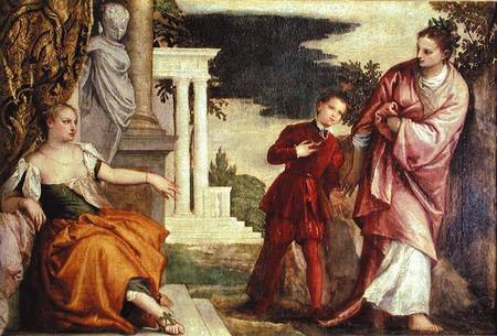 A Young Man Between Virtue and Vice from Veronese, Paolo (eigentl. Paolo Caliari)
