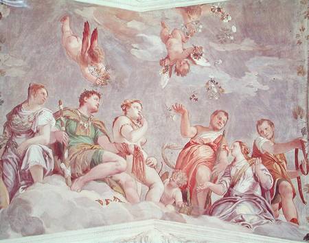 The Court of Love or, The Conjugal Virtues from Veronese, Paolo (eigentl. Paolo Caliari)