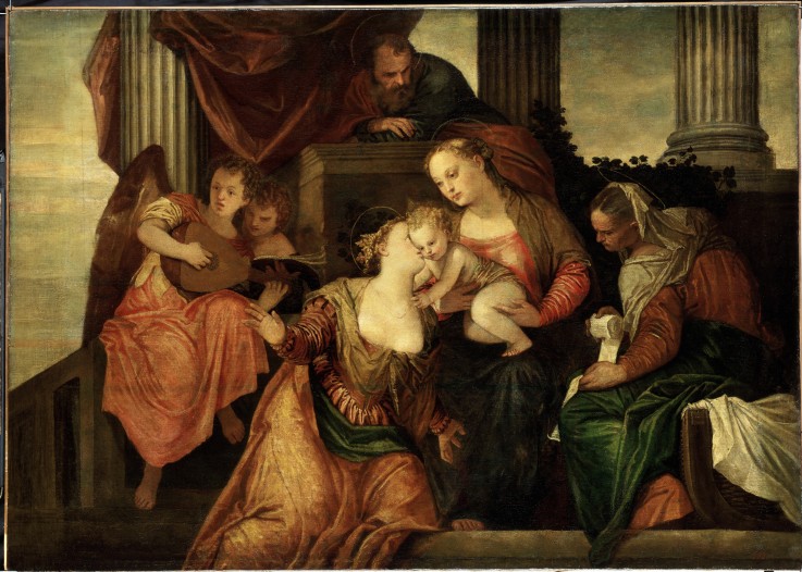 The Mystical Marriage of Saint Catherine from Veronese, Paolo (eigentl. Paolo Caliari)