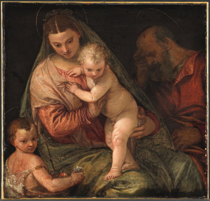 The Holy Family with John the Baptist as a Boy from Veronese, Paolo (eigentl. Paolo Caliari)