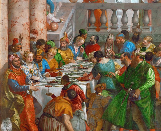 The Wedding Feast at Cana (Detail) from Veronese, Paolo (eigentl. Paolo Caliari)