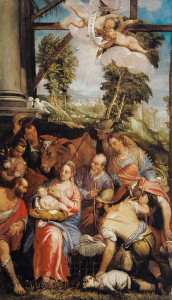 Veronese Family / Adoration of Shepherds from Veronese, Paolo (eigentl. Paolo Caliari)