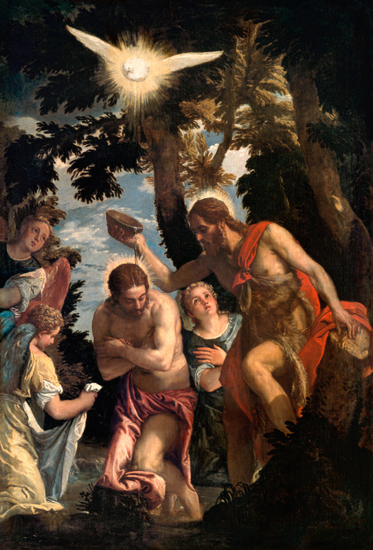 P.Veronese / Jesus Babtims from Veronese, Paolo (eigentl. Paolo Caliari)