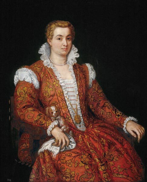 Portrait presumed to be Livia Colonna (d.1552) from Veronese, Paolo (eigentl. Paolo Caliari)