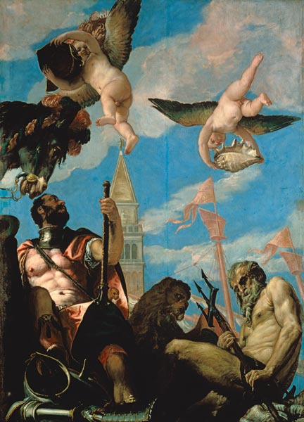 Veronese / Mars and Neptune from Veronese, Paolo (eigentl. Paolo Caliari)
