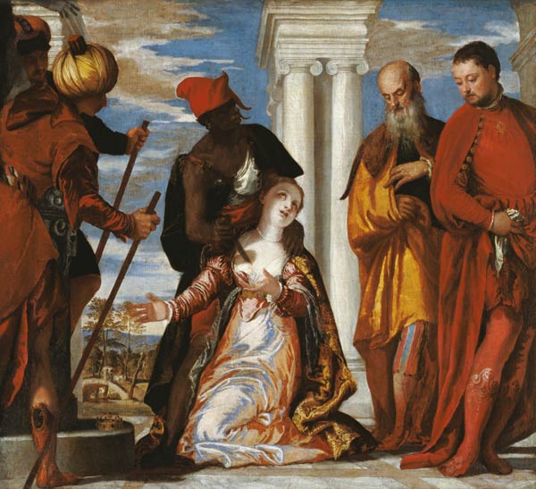 Martyrdom of St.Justina /Ptg.by Veronese from Veronese, Paolo (eigentl. Paolo Caliari)