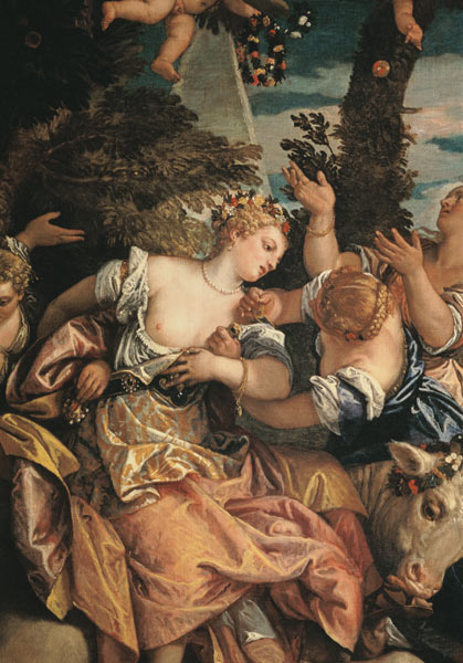 The Rape of Europa  (detail of 60256) from Veronese, Paolo (eigentl. Paolo Caliari)