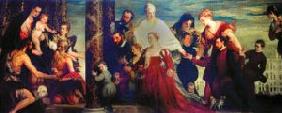 Die Madonna mit der Familie Cuccina.