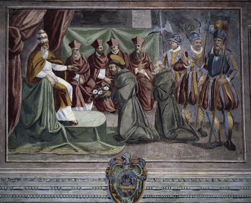 Der Heilige Franziskus vor dem Papst from Vetralla Latium