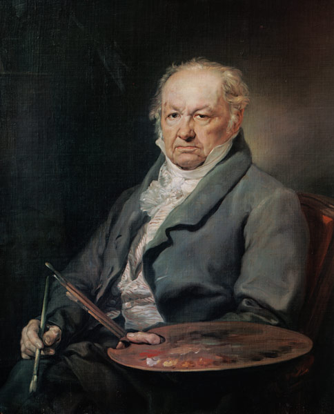 Der Maler Francisco José de Goya. from Vicente López y Portaña