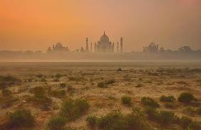 Taj Mahal at Dusk